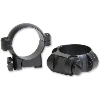 Leupold 2-Piece Solid Steel Ringmounts - Ruger No. 1 & 77/22 1" Low Matte Black