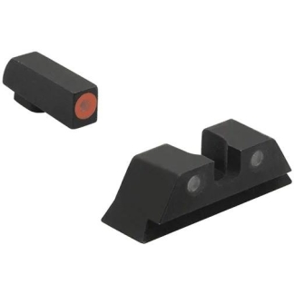 Meprolight Hyper Bright Extremely Bright Day & Night Sight Green with Orange Front Green Rear for Glock