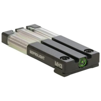 Meprolight Fiber-Tritium Bullseye Rear Sight for Glock MOS Green