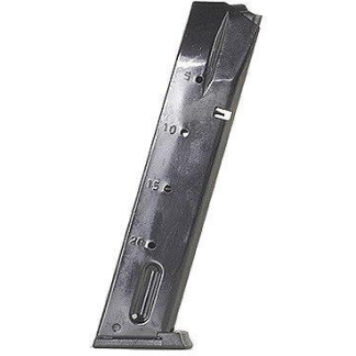 Mec-Gar S&W 5900 Series/915/910/659 Magazine 9mm Extended Blued 20/rd