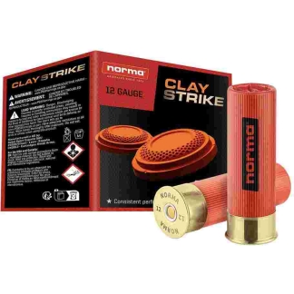 Norma CLAYSTRIKE Shotshells 12ga 2-3/4" 1oz 1250 fps #7.5 25/ct