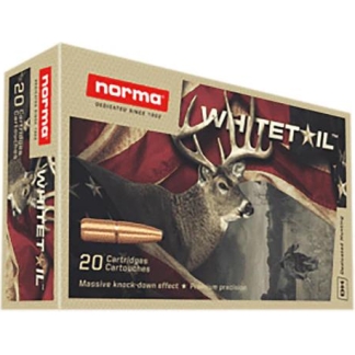 Norma WhiteTail Rifle Ammunition .300 Win Mag 150gr PSP 3248 fps 20/ct