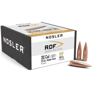 Nosler RDF Match Rifle Bullets .30 cal .308" 175 gr HPBT 100/ct