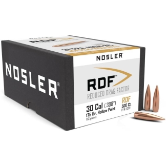Nosler RDF Match Rifle Bullets .30 cal .308" 175 gr HPBT 500/ct