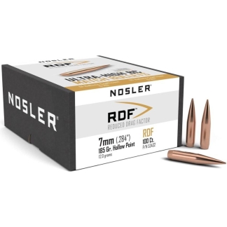 Nosler RDF Match Rifle Bullets 7mm .284" 185 gr HPBT 100/ct