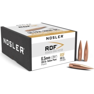 Nosler RDF Match Rifle Bullets 6.5mm .264" 130gr HPBT 100/ct