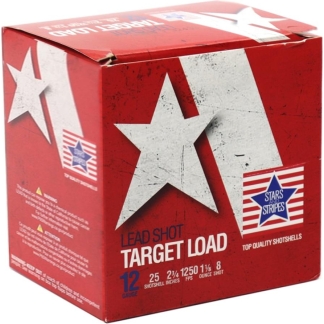 TRZ Trading Target Load Shotshells 12 ga 2-3/4" 1-1/8 oz 1250 fps #8 25/ct