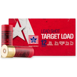 TRZ Trading Target Load Shotshells 12 ga 2-3/4" 1-1/8 oz 1250 fps #7.5 25/ct