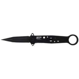 Smith & Wesson M&P Folding Knife Dagger Blade Black
