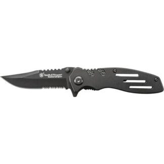 Smith & Wesson Extreme Ops Liner Lock Folding Knife 3 1/10" Blade Black