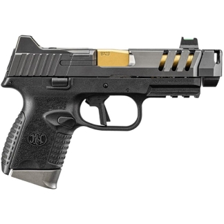 FN 509 CC Edge Handgun 9mm Luger 10rd Magazines (3) 4.2" Barrel Black NMS