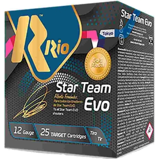 Rio Star Team Evo Spreader 32 Shotshells 12ga 2-3/4" 1-1/8oz 1250 fps #8.5 25/ct