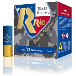 Rio Texas Game Load 36 Shotshells 12 ga 2-3/4" 1-1/4oz 1260 fps #7.5 25/ct