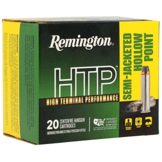 Remington HTP Handgun Ammunition .357 Mag 110 gr SJHP 1295 fps 20/ct