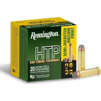 Remington HTP Handgun Ammunition .44 Rem Mag 240gr SJHP 1180 fps 20/ct