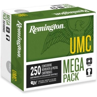 Remington UMC Handgun Ammunition .40 S&W 165 gr FMJ 1150 fps 250/ct