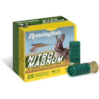 Remington Nitro Magnum Shotshells 12 ga 2-3/4 in 1-1/2 oz #4 1260 fps 25/ct