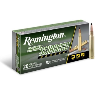 Remington Premier Scirocco Rifle Ammunition 7mm Rem Mag 150 gr PT 3110 fps 20/ct