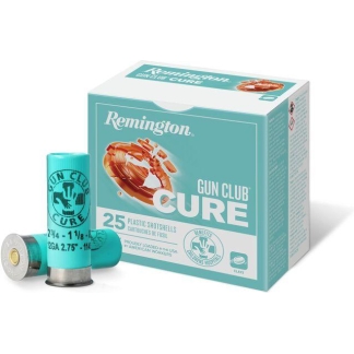 Remington Gun Club "Cure" Shotshells 12 ga 2-3/4 in 1-1/8 oz #8 1145 fps 25/ct