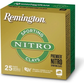 Remington Premier Nitro Sporting Clays Shotshells 12ga 2-3/4" 1oz 1290 fps #7.5 25/ct