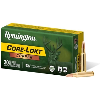 Remington Core-Lokt Copper Rifle Ammunition .300 Win Mag 180gr CHP 2850 fps 20/ct