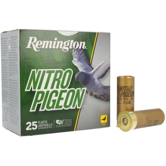 Remington Nitro Pigeon Shotshells 12ga 2-3/4" 1-1/4oz 1300 fps #8 25/ct