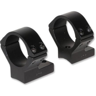 Talley Lightweight Alloy Scope Mounts - Black Anodized - 30mm - Low Weatherby Accumark-Magnum & Mark V (9 LUG)