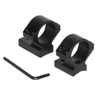 Talley Lightweight Alloy Scope Mounts - Black Anodized - 1" - Low  Weatherby Accumark - Magnum - Mark V (9 LUG)