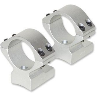 Talley Lightweight Alloy Mount Combo - Silver 1" Medium Kimber 8400