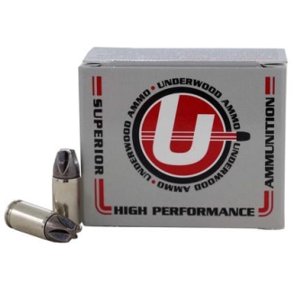 Underwood Hunting & Self Defense Handgun Ammunition 9mm Luger(+P) 90gr 1475 fps 20/ct