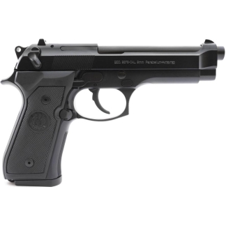 Beretta 92FS 9mm Luger handgun in black with three 10-round magazines and 4.9 inch barrel