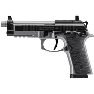 Beretta 92XI SAO Tactical Handgun 9mm Luger 15rd Magazines (2) 4.7" Barrel Black and Grey