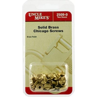 Uncle Mike's Chicago Brass Screws - 24 Pack