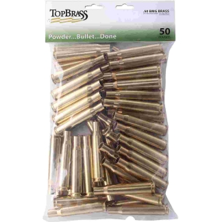Top Brass Unprimed Remanufactured Rifle Brass .50 BMG 50/ct