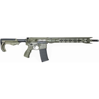 Fostech Stealth Raptor Rifle 5..56mm 30rd Magazine(1) 16" Barrel Mach-1 Rail OD Green