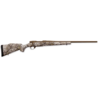 Weatherby Vanguard Badlands Rifle .308 win 5rd Capacity 22" Burnt Bronze Threaded Barrel Approach Camo Stock