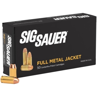 Sig Sauer Elite Performance Handgun Ammunition .40 S&W 180 gr FMJ 985 fps 50/ct