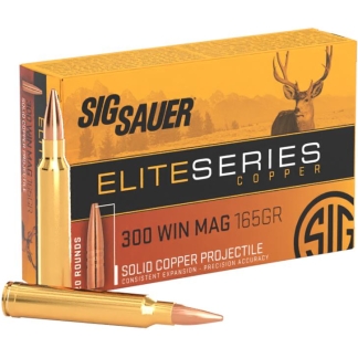 Sig Sauer Elite Hunting Rifle Ammunition .300 Win Mag 165 gr HP 20/ct