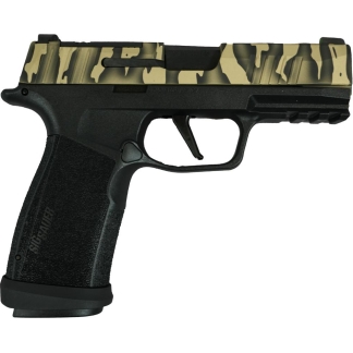 Sig Sauer P365 "Tiger Striped" XMACRO TACOPS Handgun 9mm Luger 17rd Magazines(4) 3.7" Barrel