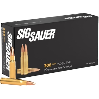 AMMO 308 WIN 150GR ELITE BALL FMJ BOX/20