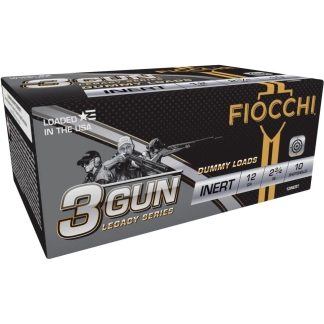 Fiocchi 3 Gun Match Dummy Shotshells 12ga 10/ct