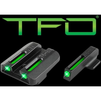 Truglo TFO Tritium/Fiber-Optic Day/Night Sights Kahr Set (Green/Green)