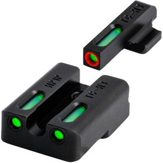 Truglo TFX Pro Handgun Sights for Canik TP9 Set Green with Orange Front Green Rear