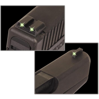 Truglo Tritium Sights Fit Front & Rear Sig #6 Front/#8 Rear Front Green/Rear Green
