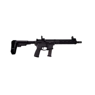 Alpha Foxtrot AF9-G.Pistol 9mm Luger 20rd Magazine 10.5" Barrel Blowback Operation Anodized Black Brace