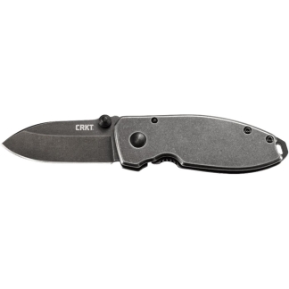 CRKT Squid Black Stonewash Knife 2-1/5" Drop Point Blade