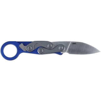 CRKT Provoke EDC Folding Knife 2-1/2" Drop Point Blade Blue
