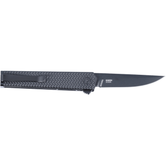 CRKT CEO Microflipper Folding Knife 2-3/10" Drop Point Blade Black