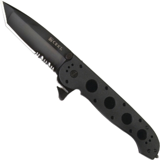 CRKT M16-14ZLEK Tanto Flipper Knife (3.75" Black Serr)