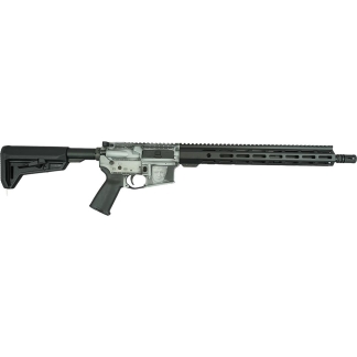 Shark Coast Trump 2.0 AR-15 Rifle w/SCC Lower 5.56 30rd Magazine 16" Barrel Distressed Silver Black